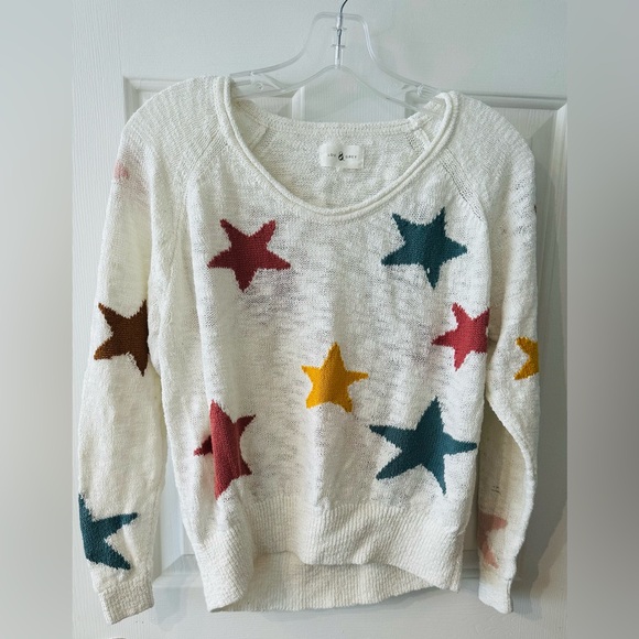 Beautiful LOFT Lou & Grey Star Sweater - Size XS - Picture 3 of 6